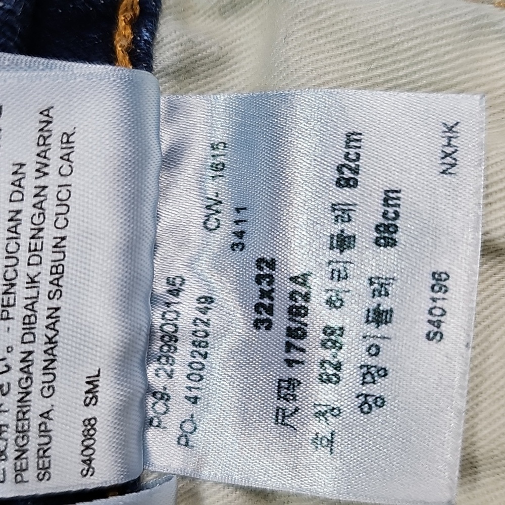 MEN'S LEVI'S 504 REGULAR STRAIGHT FIT DENIM BLUE JEANS - Picture 15 of 15